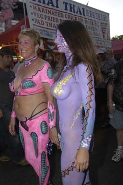 Body Painting 2004 photo - Duval Street, Key West